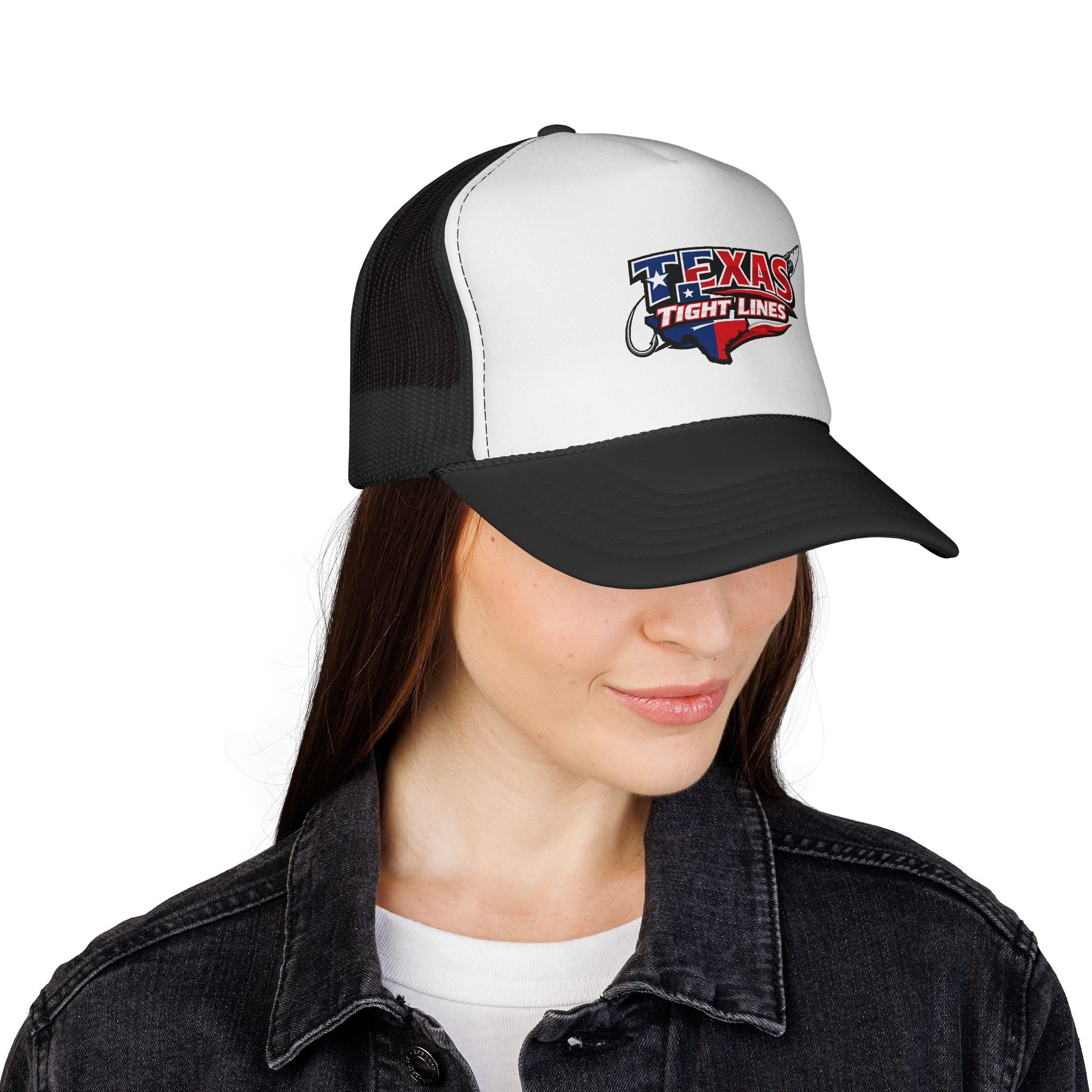 Texas Tight Lines Trucker Cap | Fishing Logo Mesh Hat