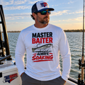 Master Baiter Always Soaking Fishing Lures Long Sleeve Shirt