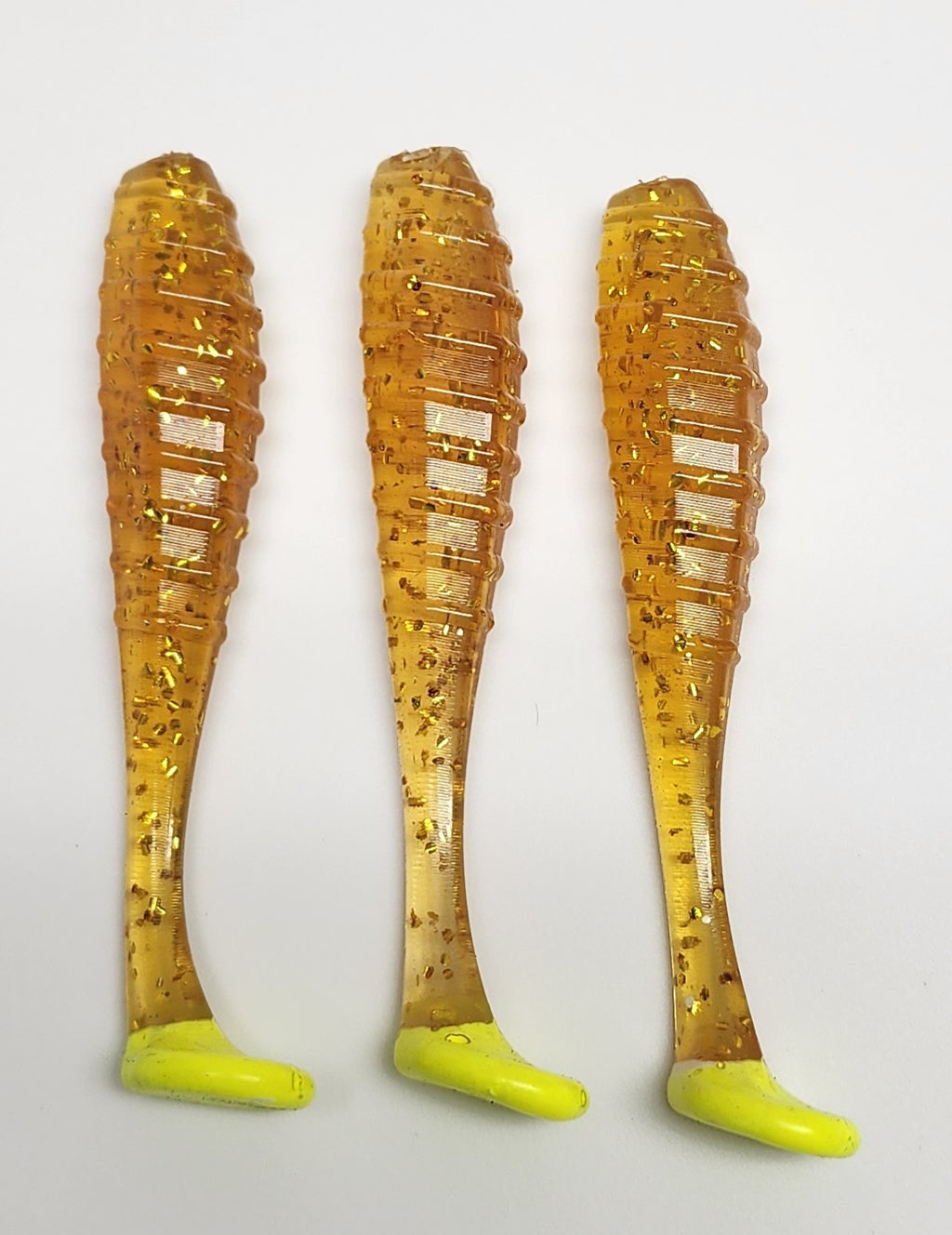 Texas Tight Lines Roach 3.5" Paddletail – 8 Pack