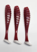 Texas Tight Lines Blood Red 3.5" Paddletail – 8 Pack